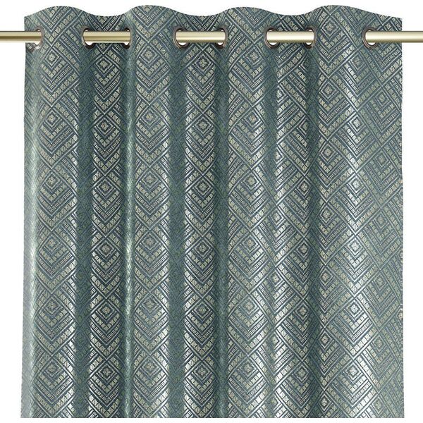 AmeliaHome AmeliaHome Zasłona na przelotkach CASPE2 140x250 szarozielona