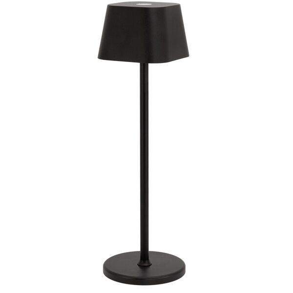 Securit® LED επιτραπέζιο φωτιστικό GEORGINA, συμπεριλαμβανομένου καλωδίου φόρτισης ταχείας σύνδεσης, μαύρο