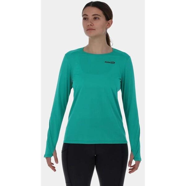 Γυναικεία μπλούζα Inov-8 Performance με μακρύ μανίκι - aqua/dark aqua