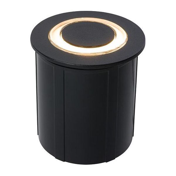 Kinkiet Nowodvorski Wpust LAMPA zewnętrzna CIRCLET LED 8163 Nowodvorski ścienna OPRAWA stropowa outdoor LED 3W 3000K metalowa IP54 czarna