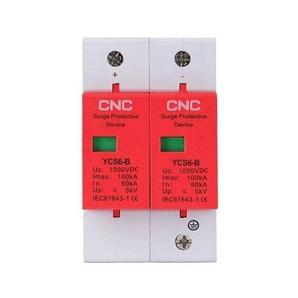 CNC CNC DC περιοριστής υπέρτασης, 2P, κατηγορία B, 60-1000kA, 1000VDC 13784120 6942108715124