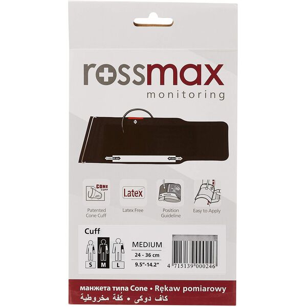 Πιεσόμετρο Rossmax Rossmax M manžetė 24-36 cm 13971018 4715139000246