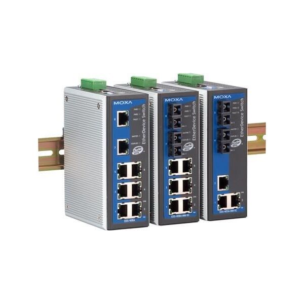 Moxa 41557 EDS-408A-MM-SC, EDS-408A-MM-SC, 6*10/100BASETX EDS-408A-MM-SC