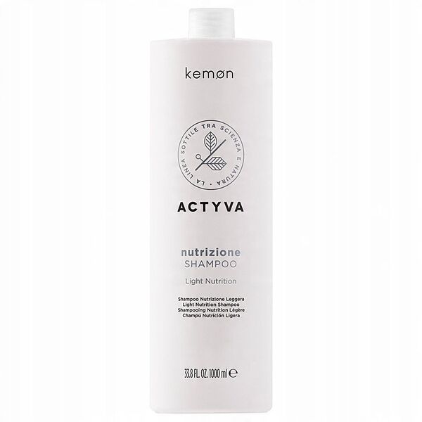 Kemon Actyva Nutrizione Light Šampūnas, 1000 ml
