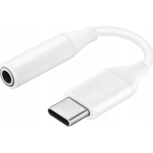 Adapter USB Samsung GP-TGU022MV USB-C - Jack 3.5mm Biały  (GP-TGU022MVAWW)