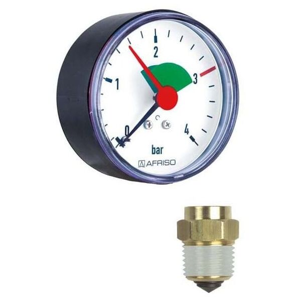 Manometr grzewczy HZ80 0-4bar 1/4 AX