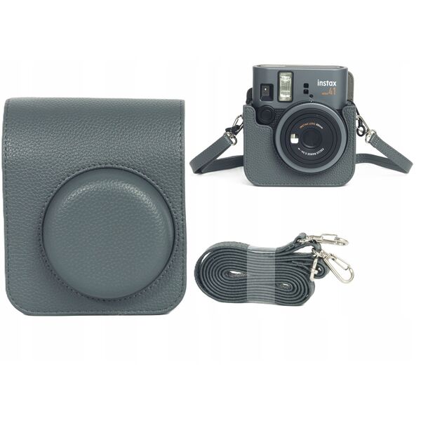 Futerał Etui Pokrowiec Case na Aparat do Aparatu Fujifilm Instax Mini 41 / Szary