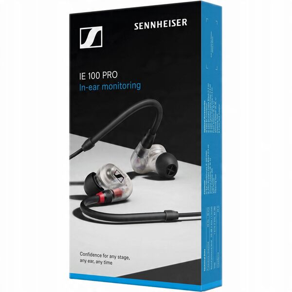Sennheiser IE 100 PRO CLEAR - Słuchawki miniaturowe dokanałowe IEM