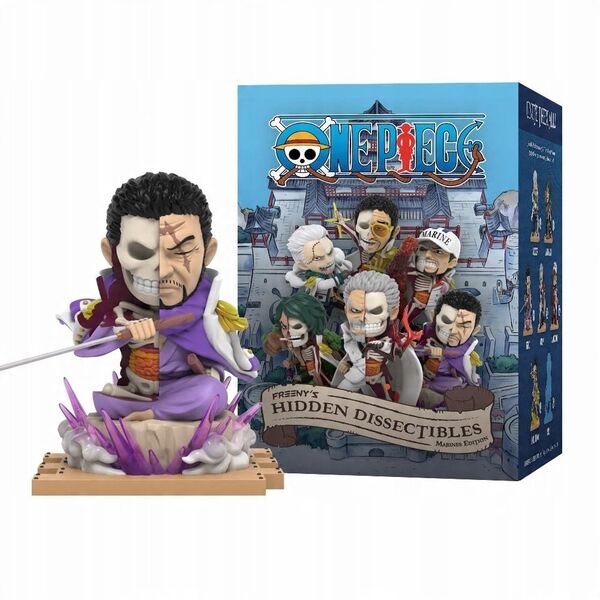Mighty Jaxx Freeny's Hidden Dissectibles, One Piece Series 8 Marines Edition Collectible Figure