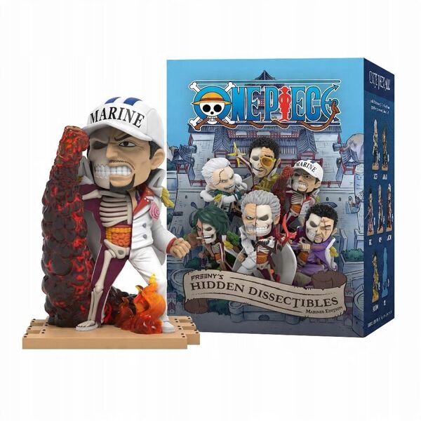 Mighty Jaxx Freeny's Hidden Dissectibles, One Piece Series 8 Marines Edition Collectible Figure