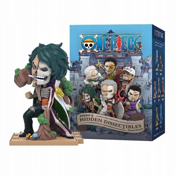 Mighty Jaxx Freeny's Hidden Dissectibles, One Piece Series 8 Marines Edition Collectible Figure