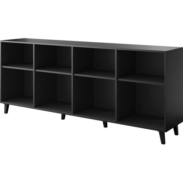 Cama Meble Komoda ETNA 200x42x82 czarny mat
