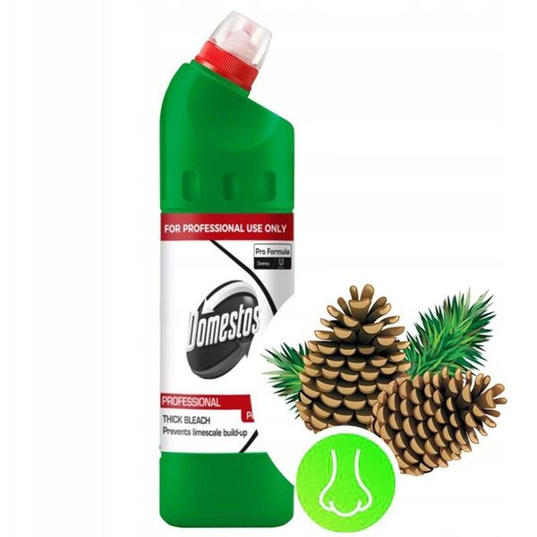 Żel dezynfekująco-wybielający DOMESTOS Diversey, pine, 1l