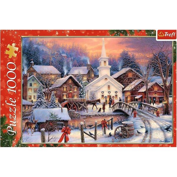 Trefl Puzzle 1000 elementów Białe Święta
