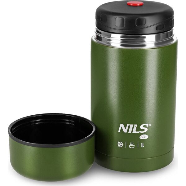 NC3802 TERMOS OBIADOWY 1000ML ZIELONY NILS CAMP