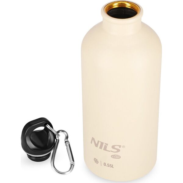 NC3801 BUTELKA TURYSTYCZNA 550ML BEŻOWA NILS CAMP