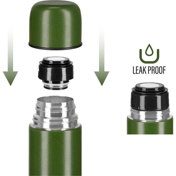 NC3804 TERMOS TURYSTYCZNY 1000 ML ZIELONY NILS CAMP