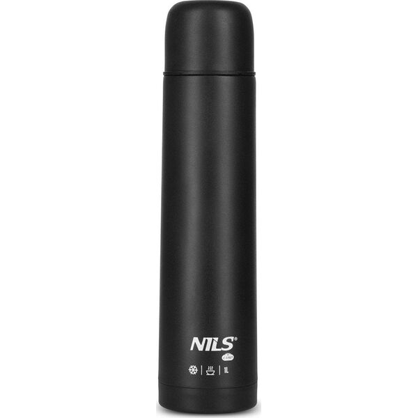 NC3804 TERMOS TURYSTYCZNY 1000 ML CZARNY NILS CAMP