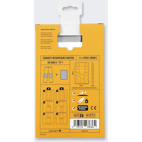 Nakolanniki Ochronne Carhartt Interoperable Kneepa