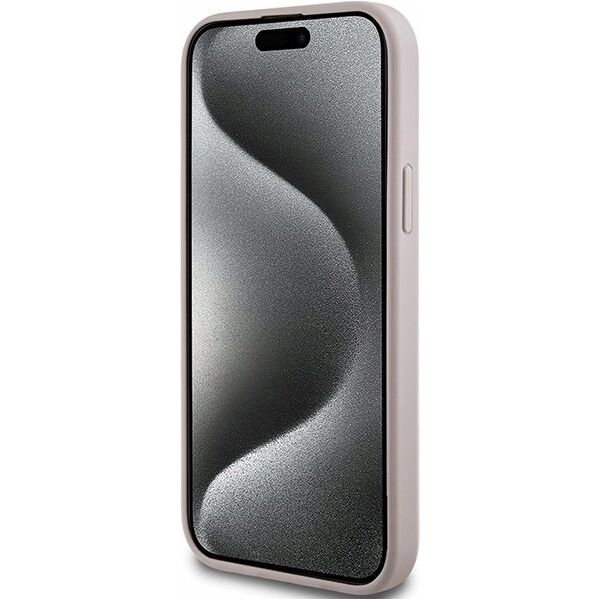 Guess Oryginalne Etui GUESS Hardcase GUHMP14SG4GFRP do iPhone 14 (Kompatybilny z Magsafe / 4G Ring classic logo / różowy)