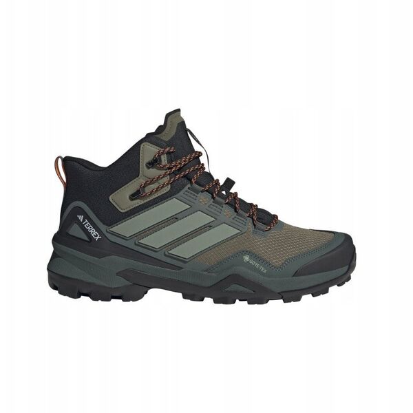 Υψηλά παπούτσια πεζοπορίας adidas TERREX Skychaser Mid GTX - olistr/silgrn/cblack