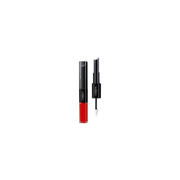 L’Oreal Paris L'OREAL_Infallible 24H Duo Lipstick długotrwała pomadka i błyszczyk do ust 2w1 506 Red Infaillible 5ml
