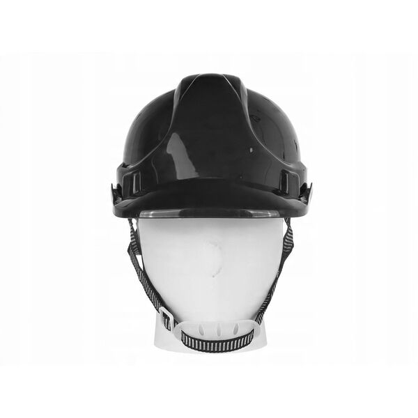 Kask ochronny budowlany BHP regulowany – czarny (50)