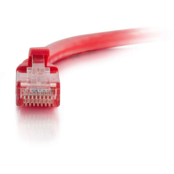 Kabel / 1 m Mlded/Btd Red CAT5E PVC UTP PATC
