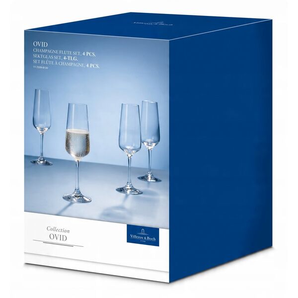 Putojančio vyno taurės Villeroy & Boch Ovid, 0,25 l, 4 vnt.