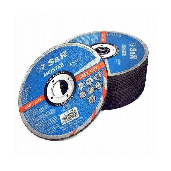 Metal cutting disc 125x1.0x22.23 /25pcs 131010125 S&R