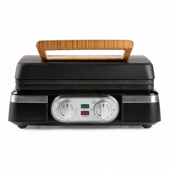 DOMO DO9281W Gofrownica, 1520W, 2 duże gofry, regulacja temperatury, czarna