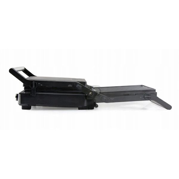 DOMO DO9287G czarny 166 W grill elektryczny rozkładany + gofrownica