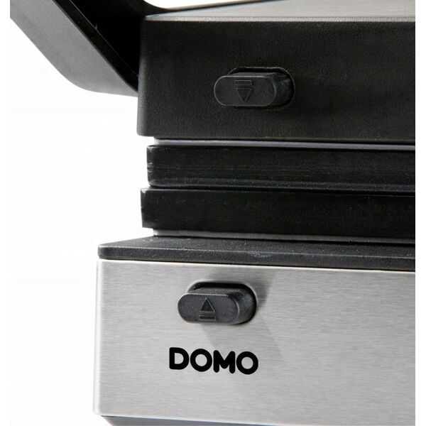 DOMO DO9287G czarny 166 W grill elektryczny rozkładany + gofrownica