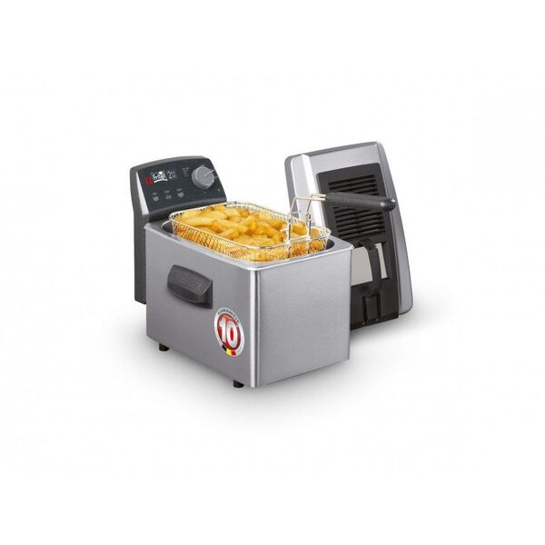 FRITEL Turbo SF 4170 – Frytkownica elektryczna Turbo SF, 3 L, filtr oleju, stalowa