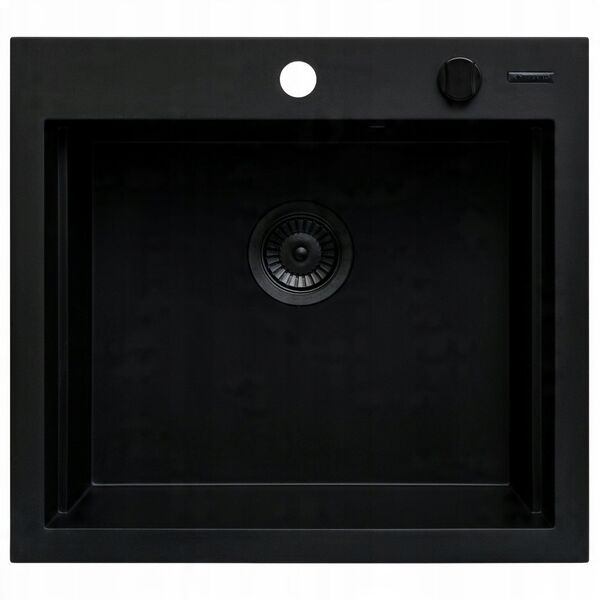 Zlew SIROS (57x51,5) 1B, volcano Black Edition