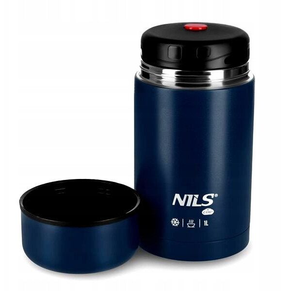 Θερμός φαγητού NC3802 1000ML ΜΠΛΕ NILS CAMP