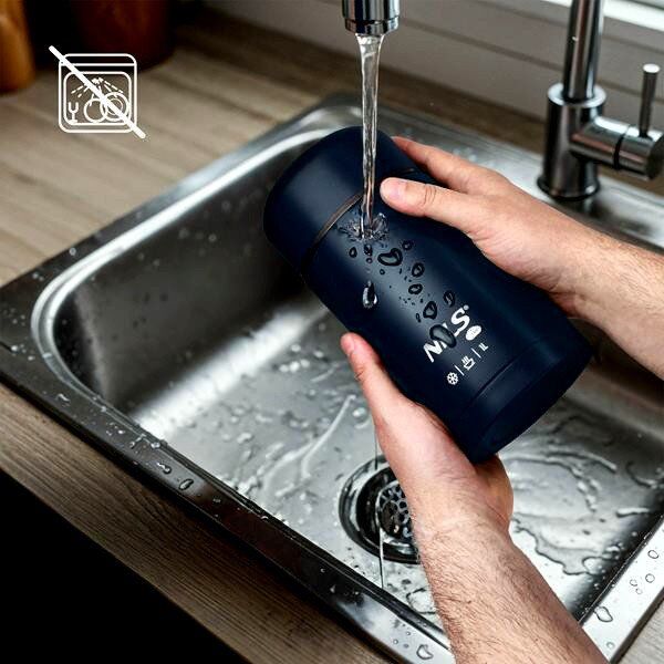Θερμός φαγητού NC3802 1000ML ΜΠΛΕ NILS CAMP
