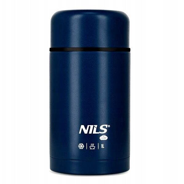 Θερμός φαγητού NC3802 1000ML ΜΠΛΕ NILS CAMP