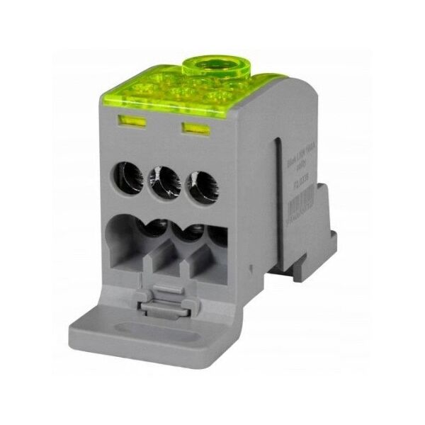 Μπλοκ LKN F-ELEKTRO F2.0336 125A (1x35/1x16 - 6x16) Al/Cu IP20 κίτρινο