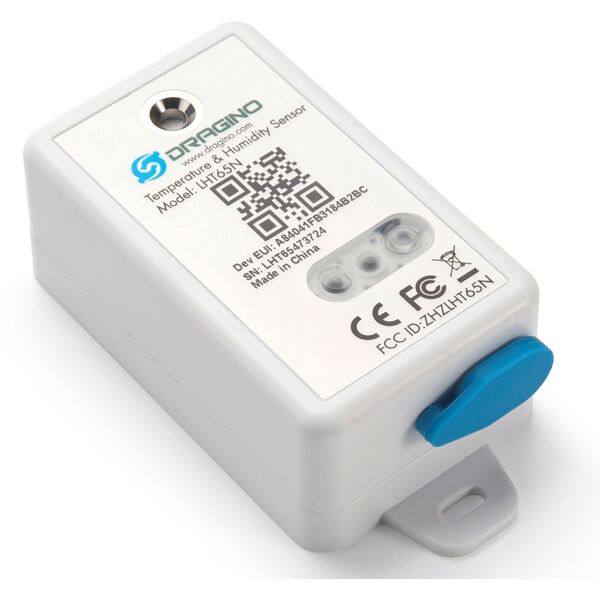 Αισθητήρας θερμοκρασίας και υγρασίας Dragino Technology LHT65N Εσωτερικού/Εξωτερικού χώρου Ελεύθερης τοποθέτησης Ασύρματος