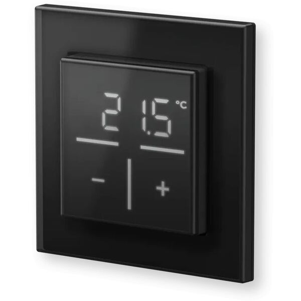 Θερμοστάτης τοίχου από γυαλί Homematic IP, μαύρος