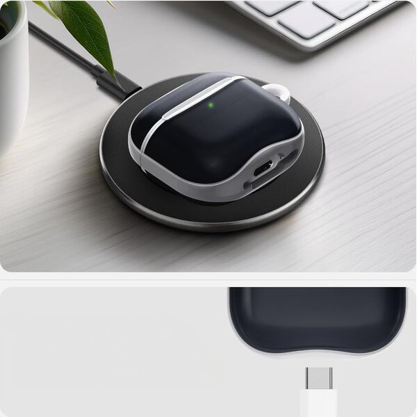 Spigen Etui Classic C1 Apple AirPods 4 Graphite