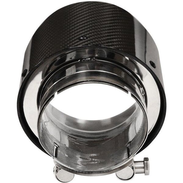 Άκρο εξάτμισης 101mm είσοδος 70mm Carbon Gloss