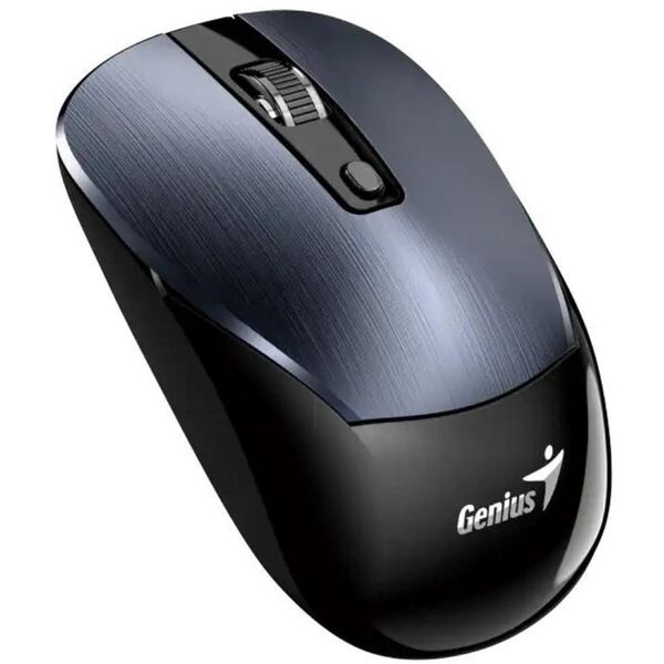 Mysz bezprzewodowa, Genius NX-7125, metaliczna szara, optyczna, 1200DPI