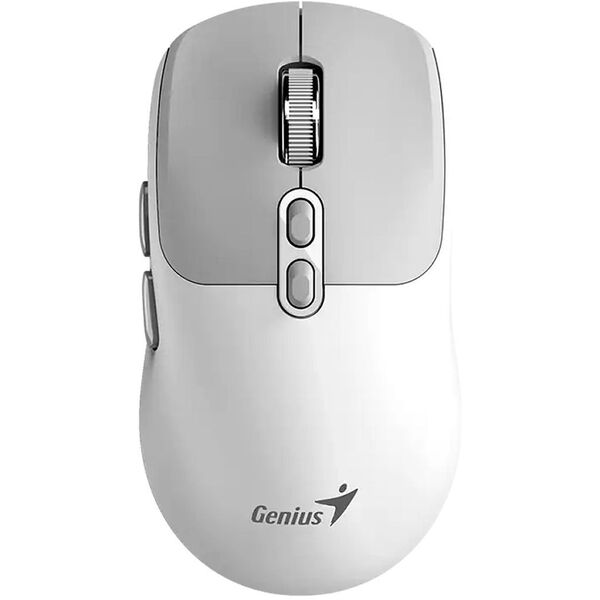 Mysz bezprzewodowa, Genius NX-8080S BT, bia�o-szary, optyczna, 1600DPI