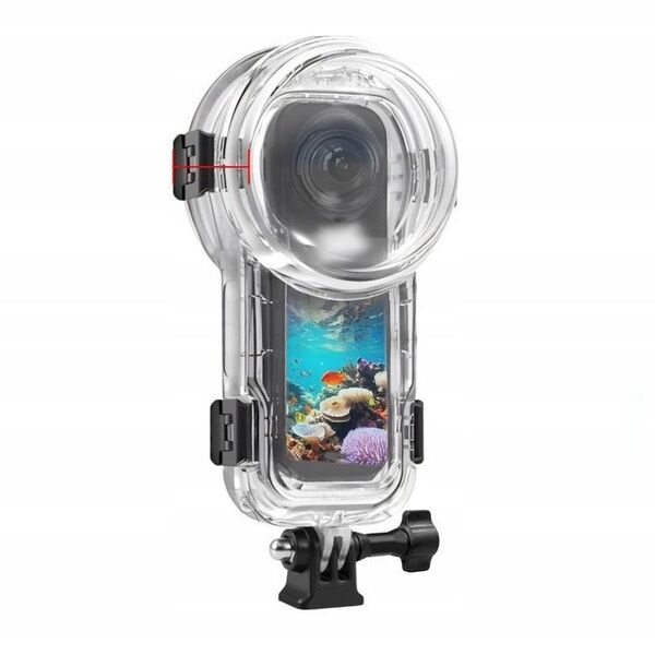 Obudowa Podwodna Wodoodporna Wodoszczelna Futerał Do 60m Do Insta360 X5 / X 5 / Pu756t