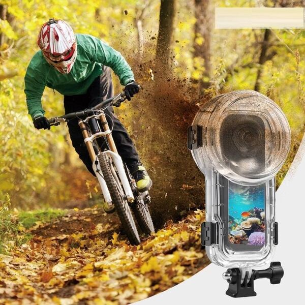 Obudowa Podwodna Wodoodporna Wodoszczelna Futerał Do 60m Do Insta360 X5 / X 5 / Pu756t