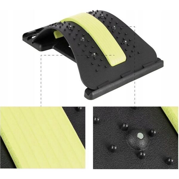 HMS PRP02 GREEN PRZYRZĄD DO ROZCIĄGANIA PLECÓW Z MAGNESAMI HMS