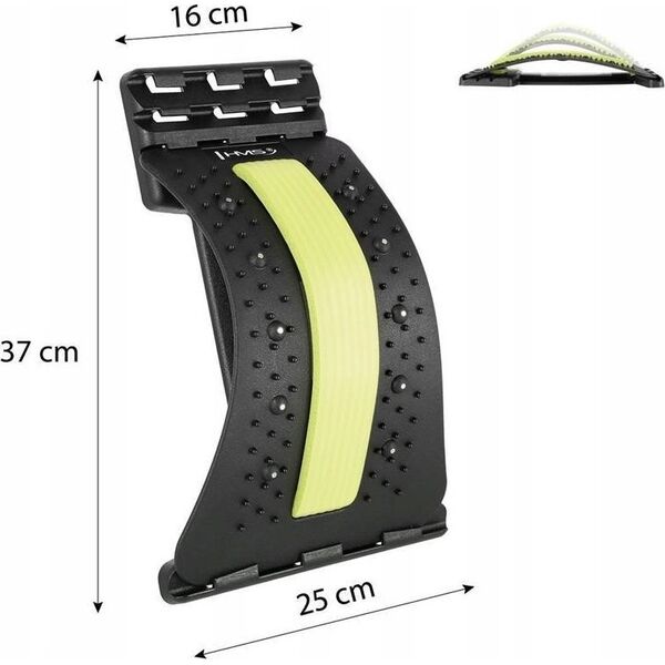 HMS PRP02 GREEN PRZYRZĄD DO ROZCIĄGANIA PLECÓW Z MAGNESAMI HMS
