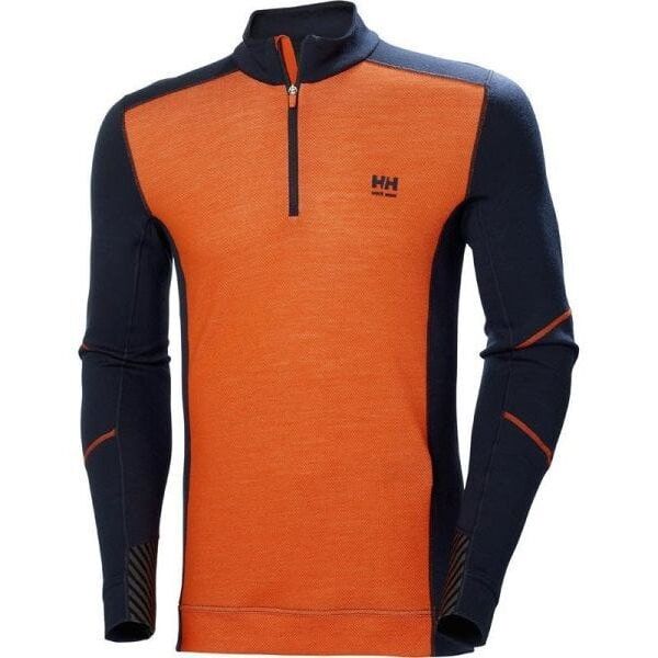 Εσώρουχο HELLY HANSEN Lifa Merino Half Zip, πορτοκαλί S